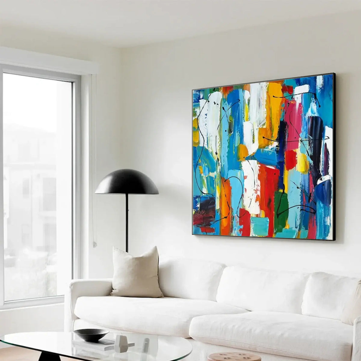 Colorful Pollock Art #PL006