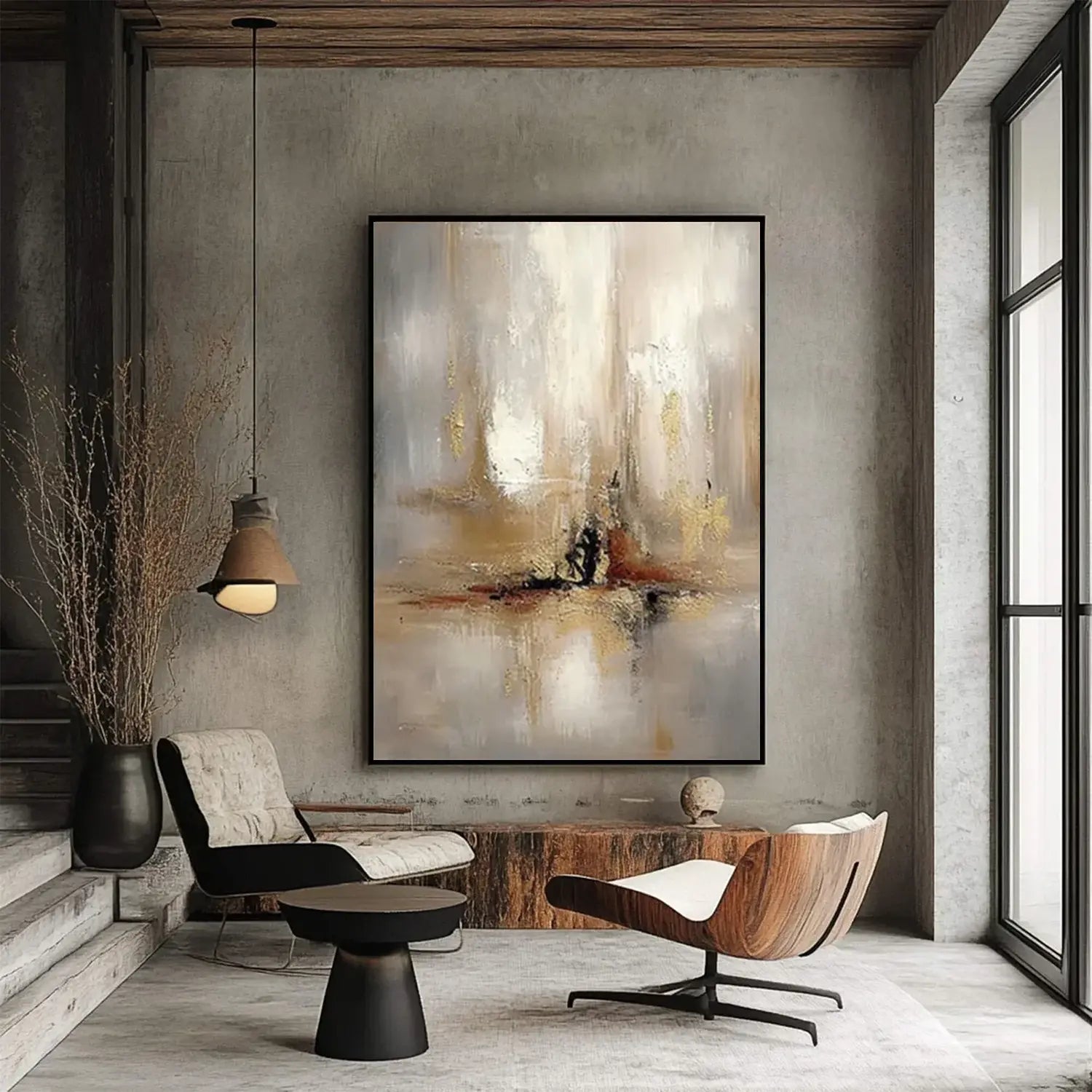 Abstract Painting Canvas #AW015