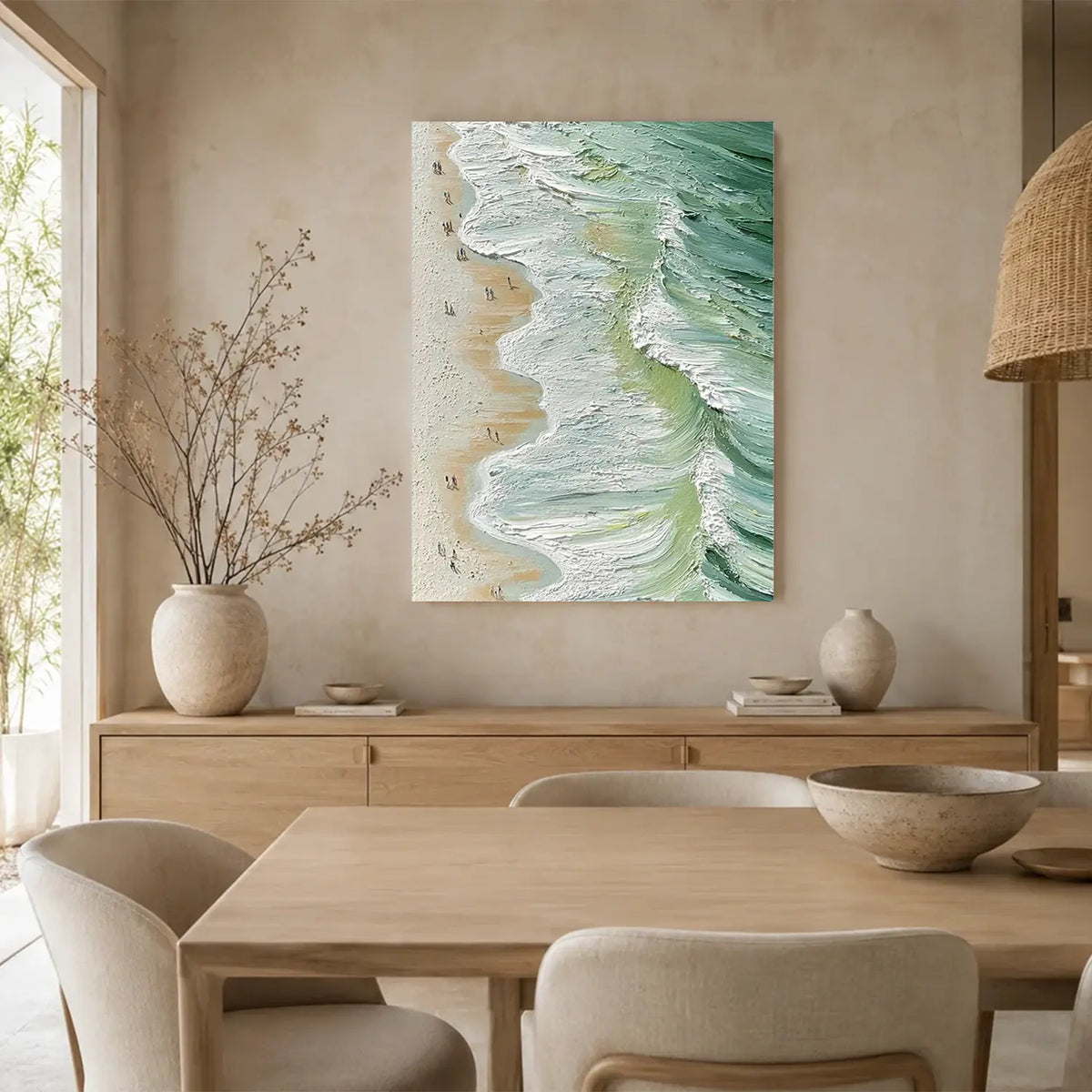 Ocean Textured Painting Canvas #OS058