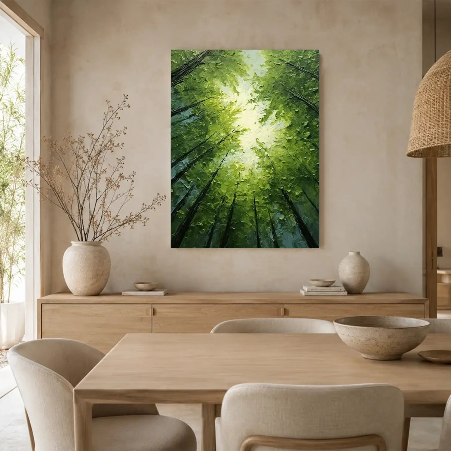 Tree Textured Painting Canvas #FT056
