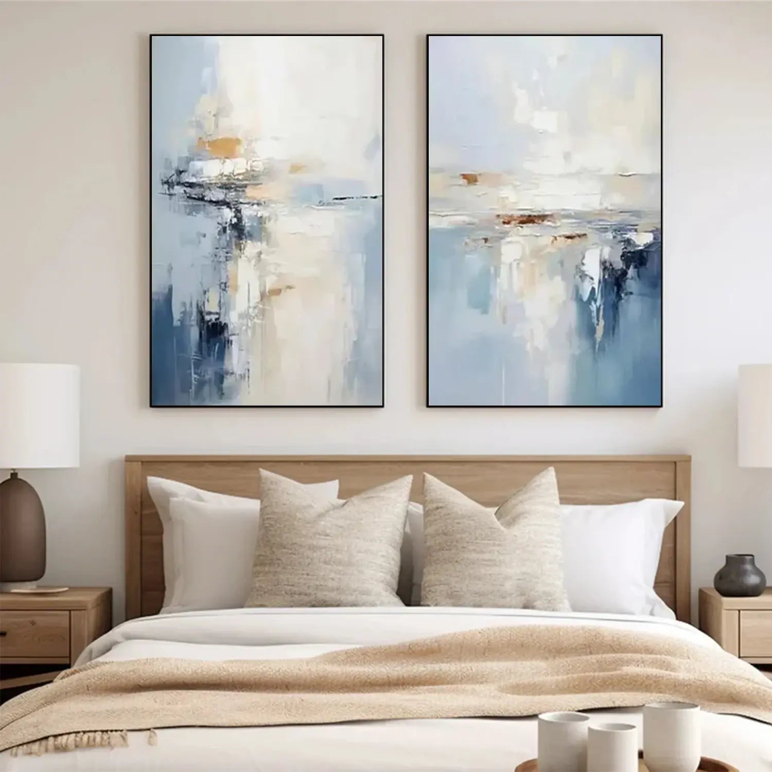 Abstract Painting Canvas Set of 2