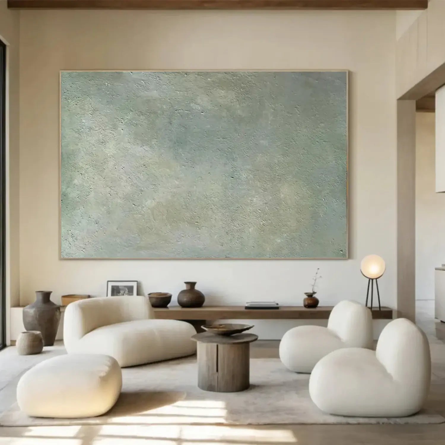 Green Minimalist Canvas Art #MT150