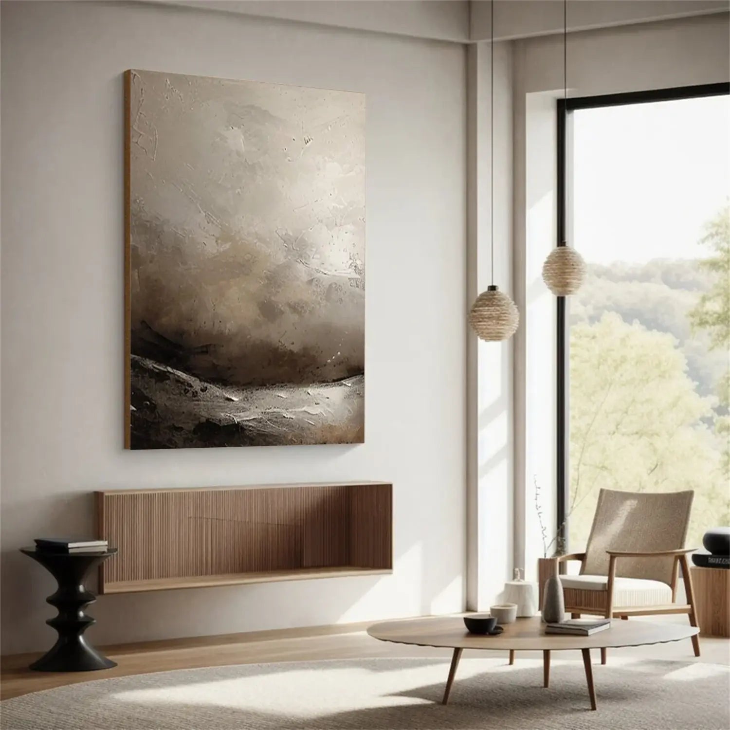 Abstract Textured Wall Art #AW161