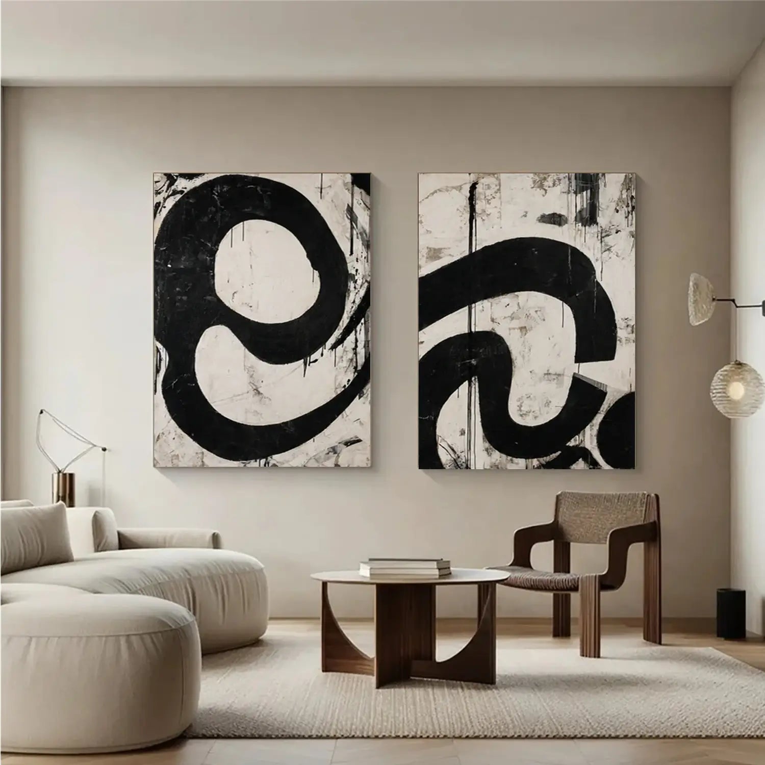Wabi Sabi Canvas Art Set of 2 #WS018