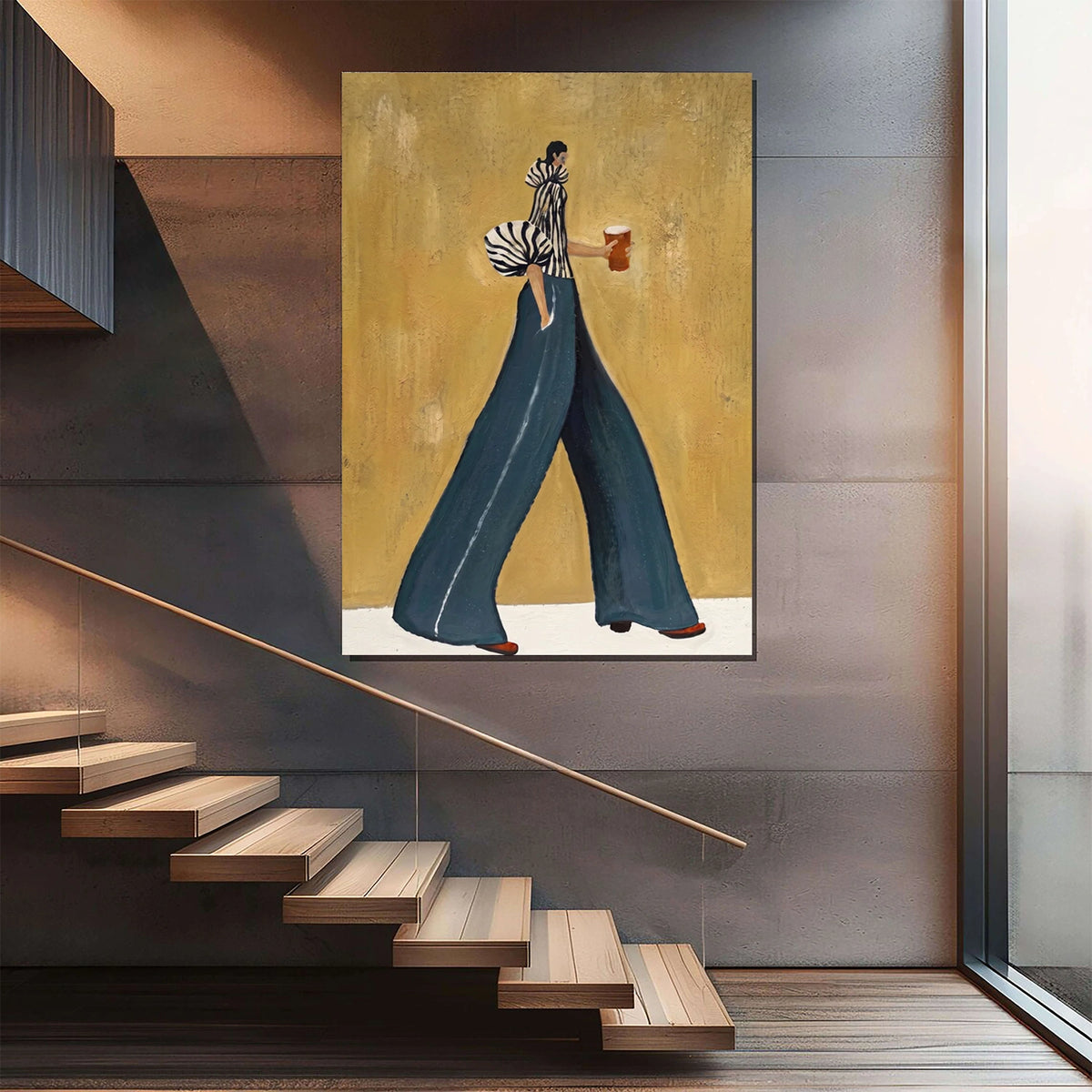 Vintage Americana Art Retro Modern #VA106