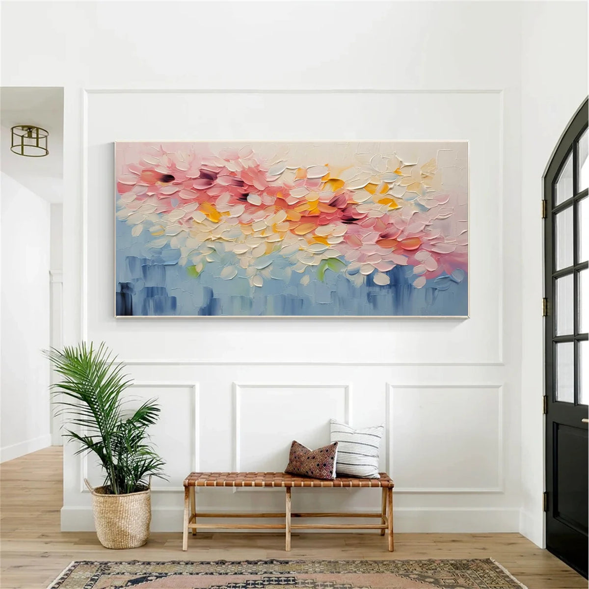 Abstract Flower And Tree Canvas Art #FT060