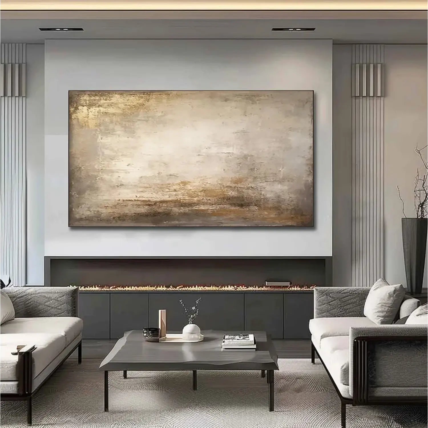 Abstract Canvas Wall Art #AP228