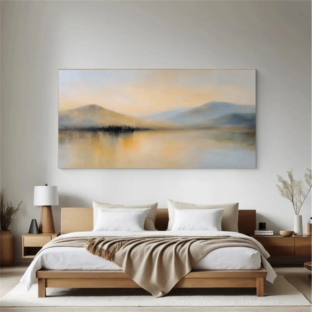 Abstract Mountain Canvas Art #MM016