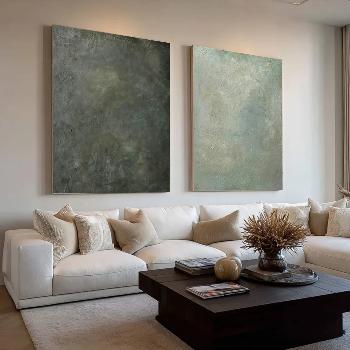 Minimalist Canvas Art Set of 2 #MW019