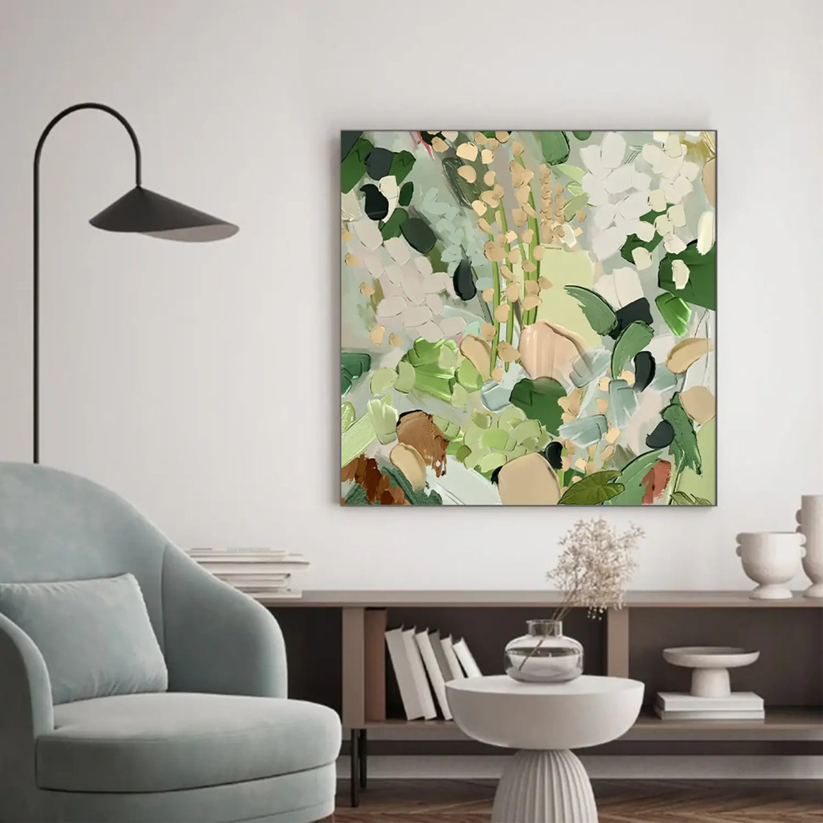 Colorful Abstract Textured Painting Canvas #FT059