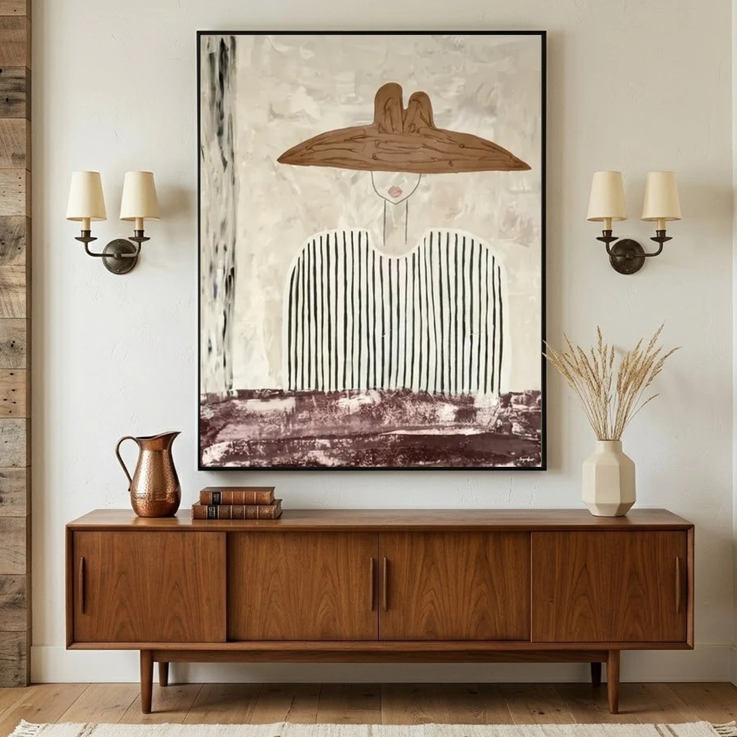 Vintage Americana Art | Veiled Poise