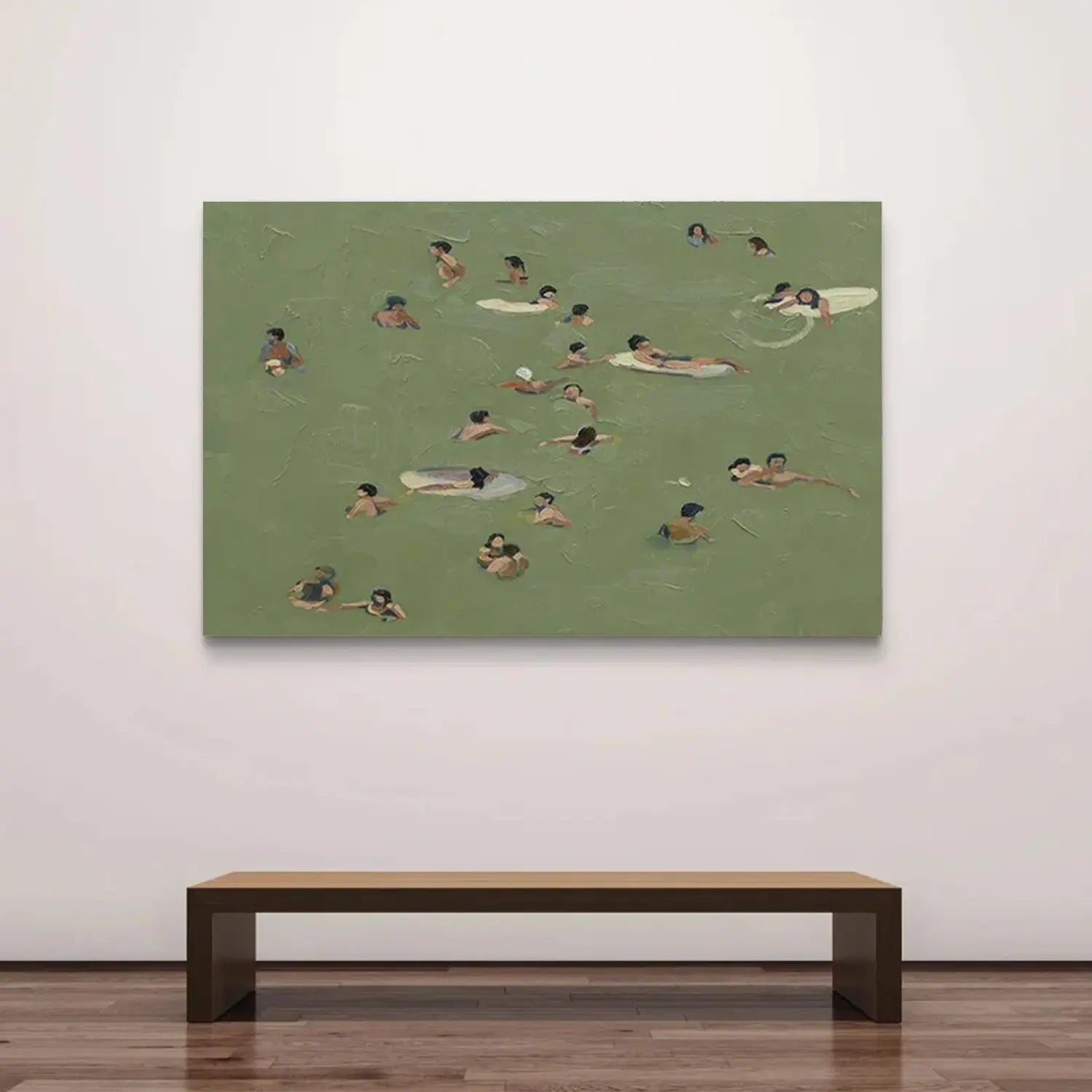 Swimming Sports Textured Wall Art #SC009