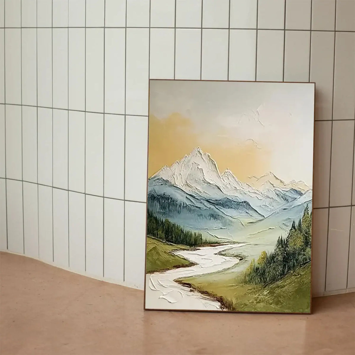 Mountain Textured Abstract Painting #MM024