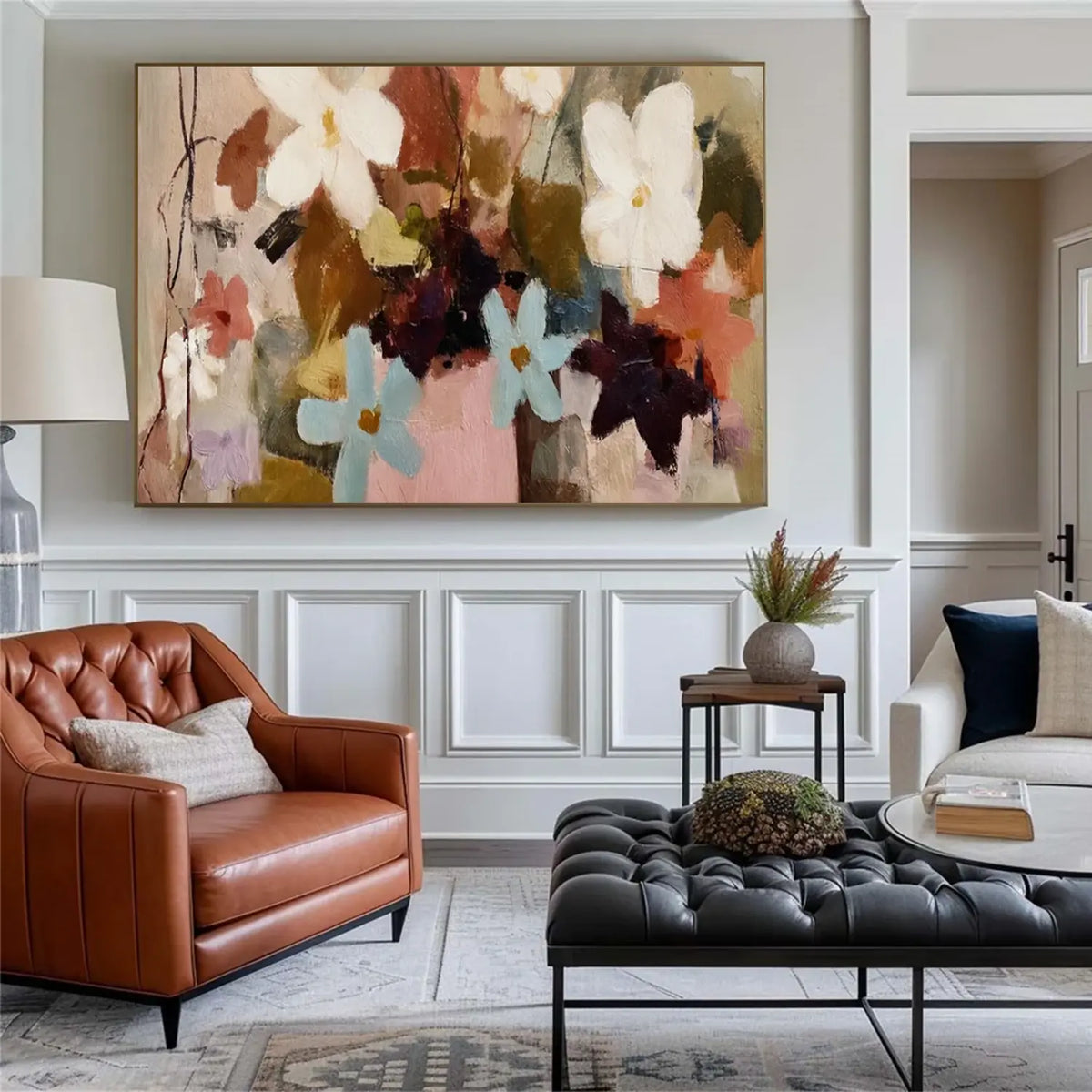 Flower Abstract Wall Art #FT041
