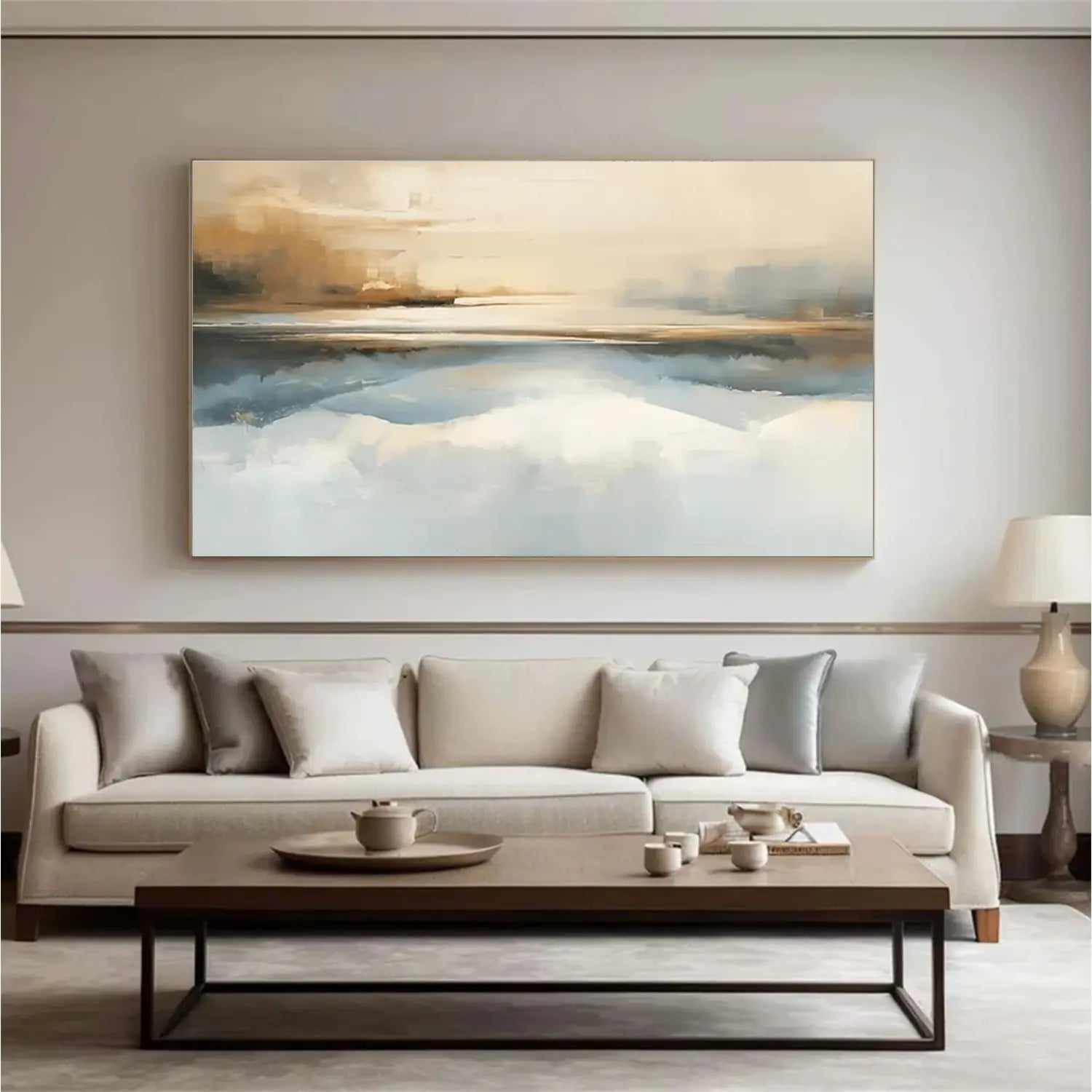 Abstract Mountain Canvas Art #MM019