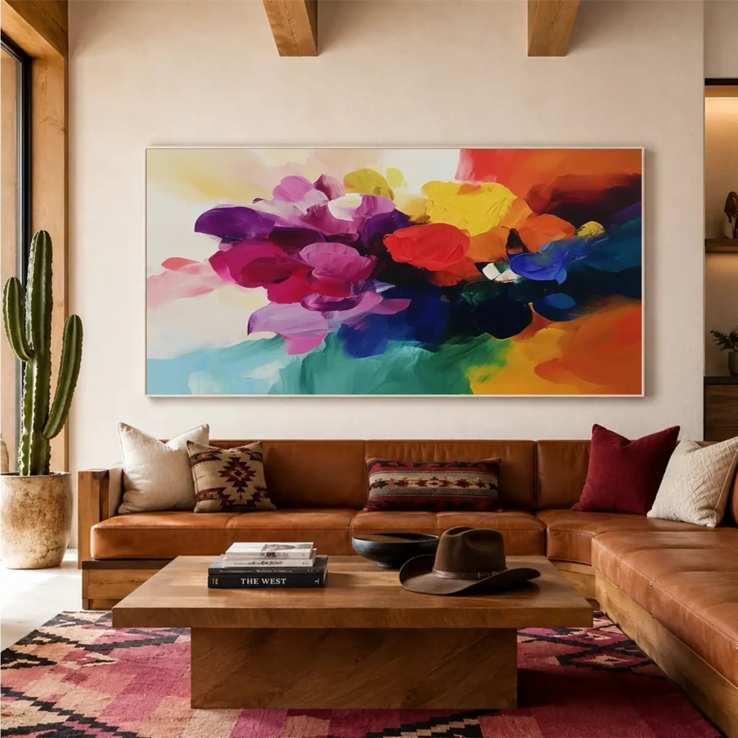 Abstract Canvas Wall Art #AW154