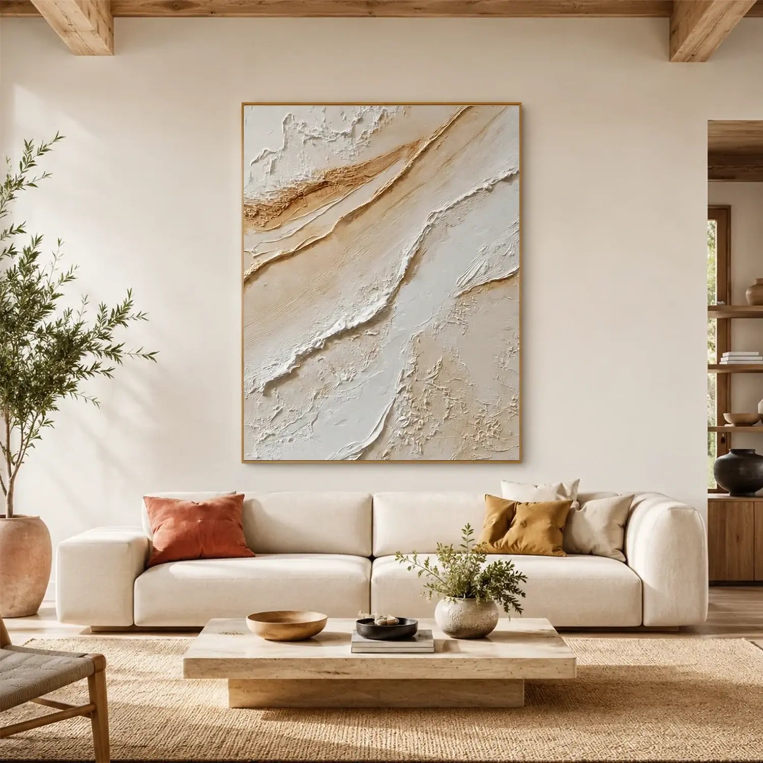 Minimalist Textured Canvas Art #MW007