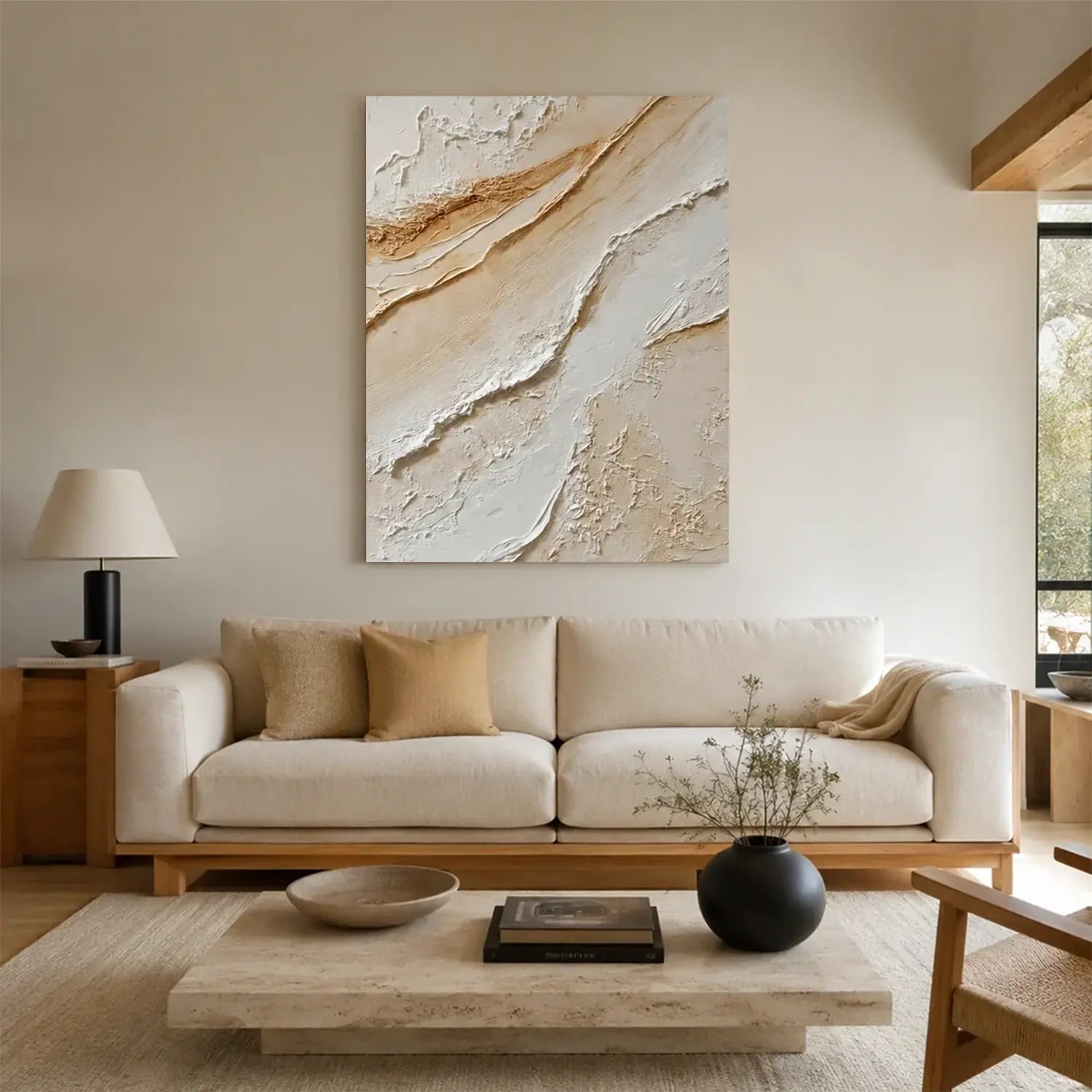 Minimalist Textured Canvas Art #MW007