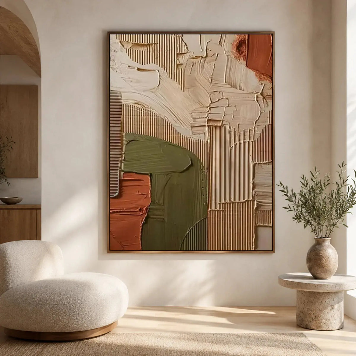 Abstract Textured Wall Art #AW188