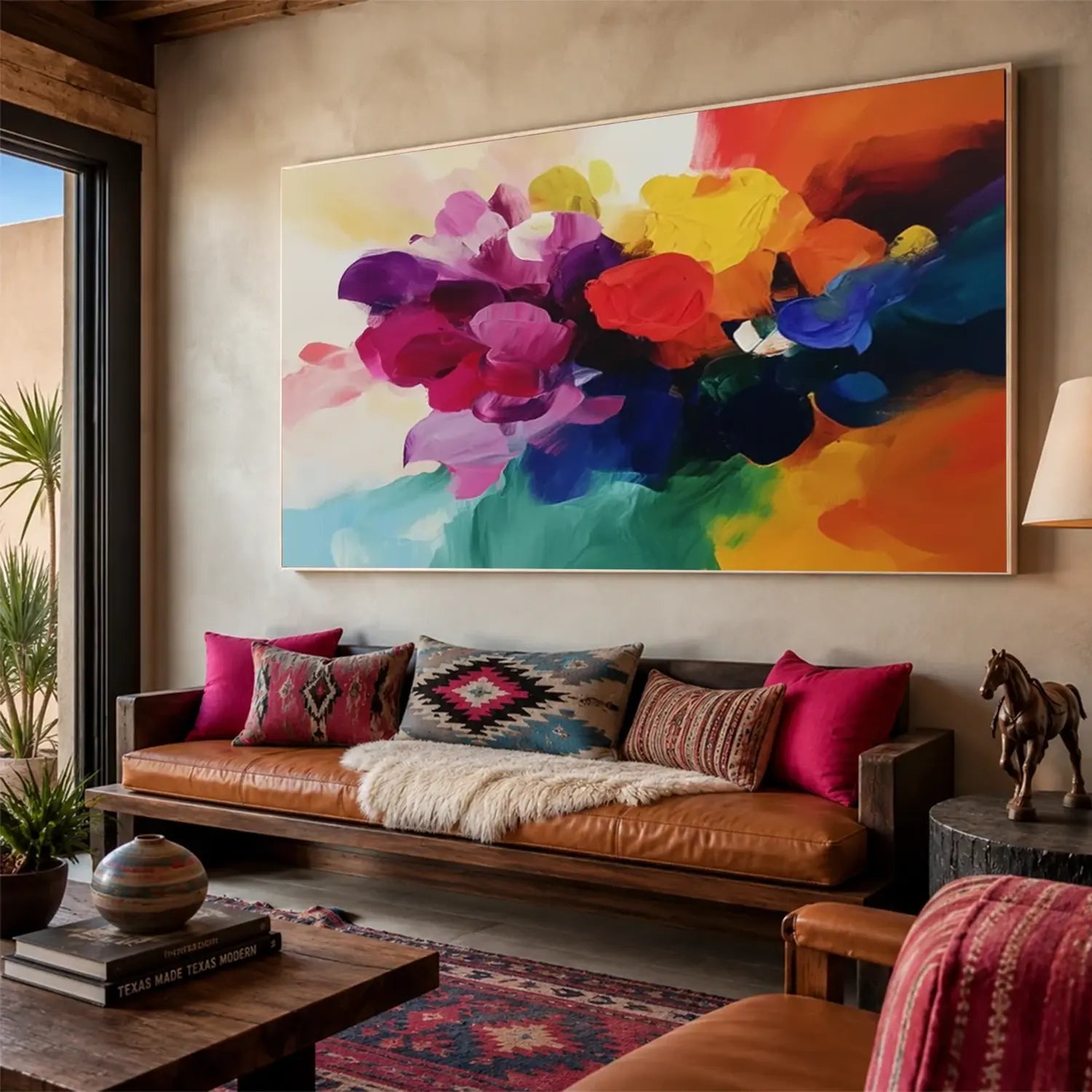 Abstract Canvas Wall Art #AW154