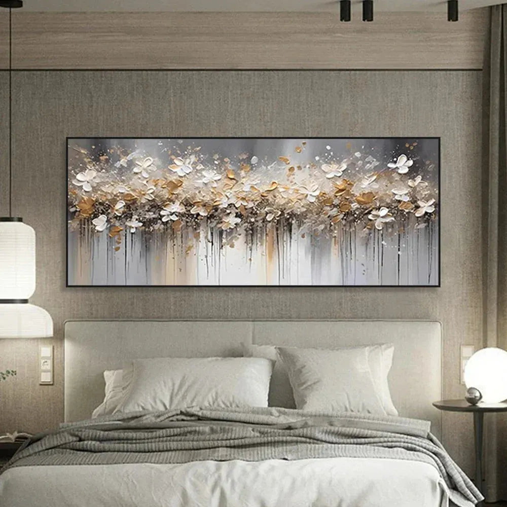 Flower Textured Painting Canvas #FP062