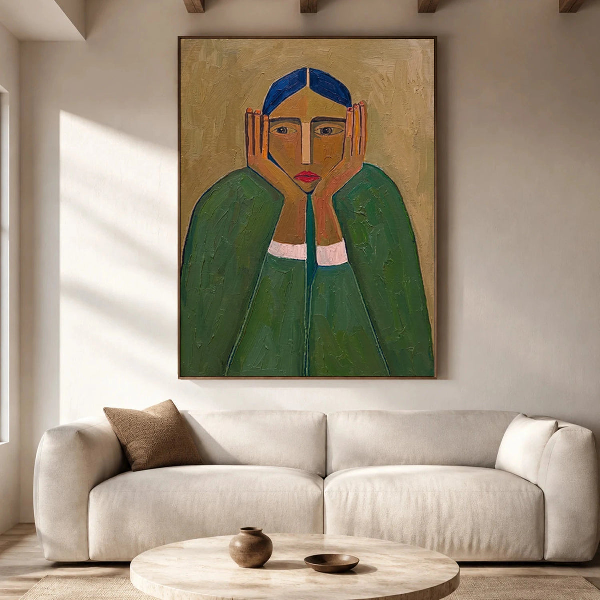 Vintage Americana Art The Silent Gaze #VA099