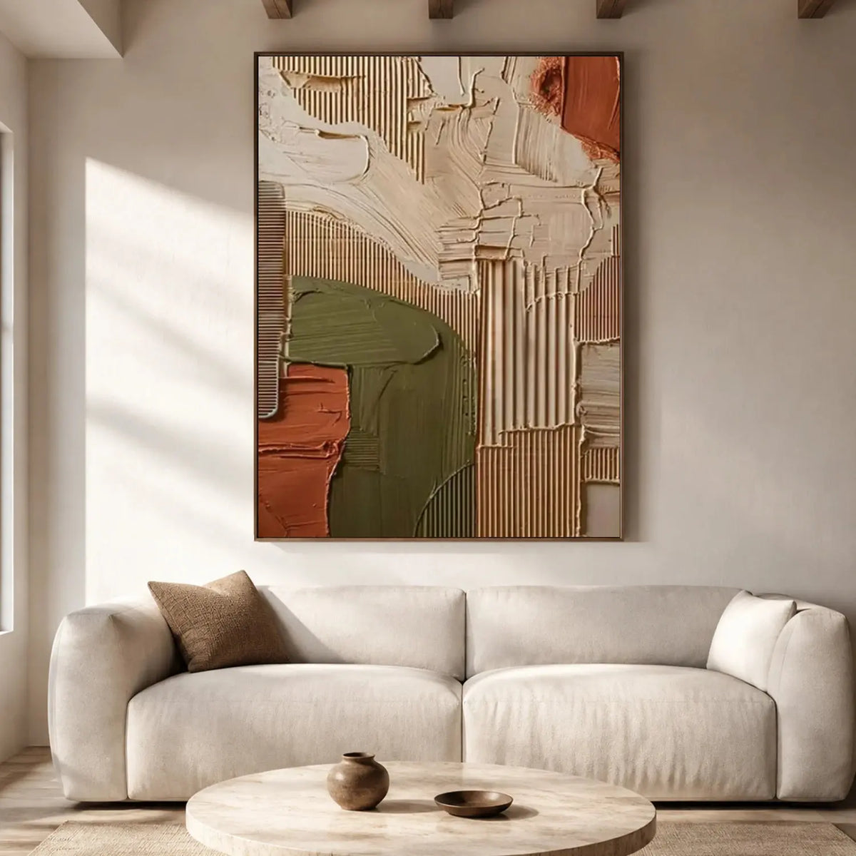 Abstract Textured Wall Art #AW188