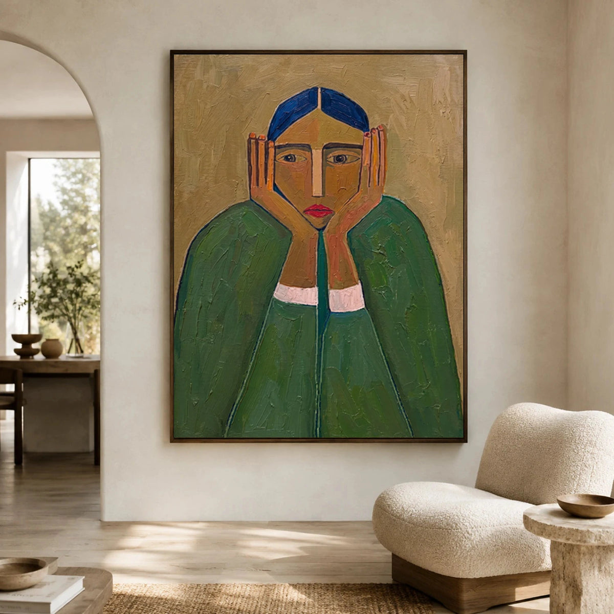 Vintage Americana Art The Silent Gaze #VA099