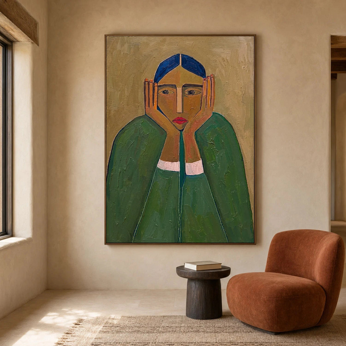 Vintage Americana Art The Silent Gaze #VA099