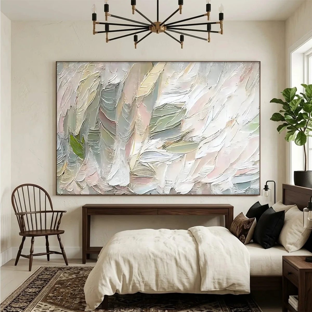 Abstract Textured Painting Canvas #AW191