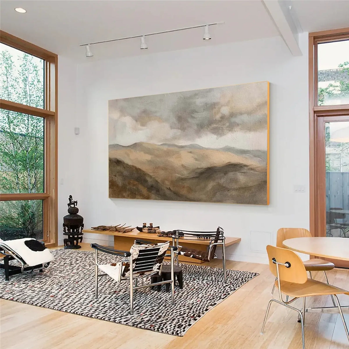 Minimalist Mountain Canvas Art #MM032