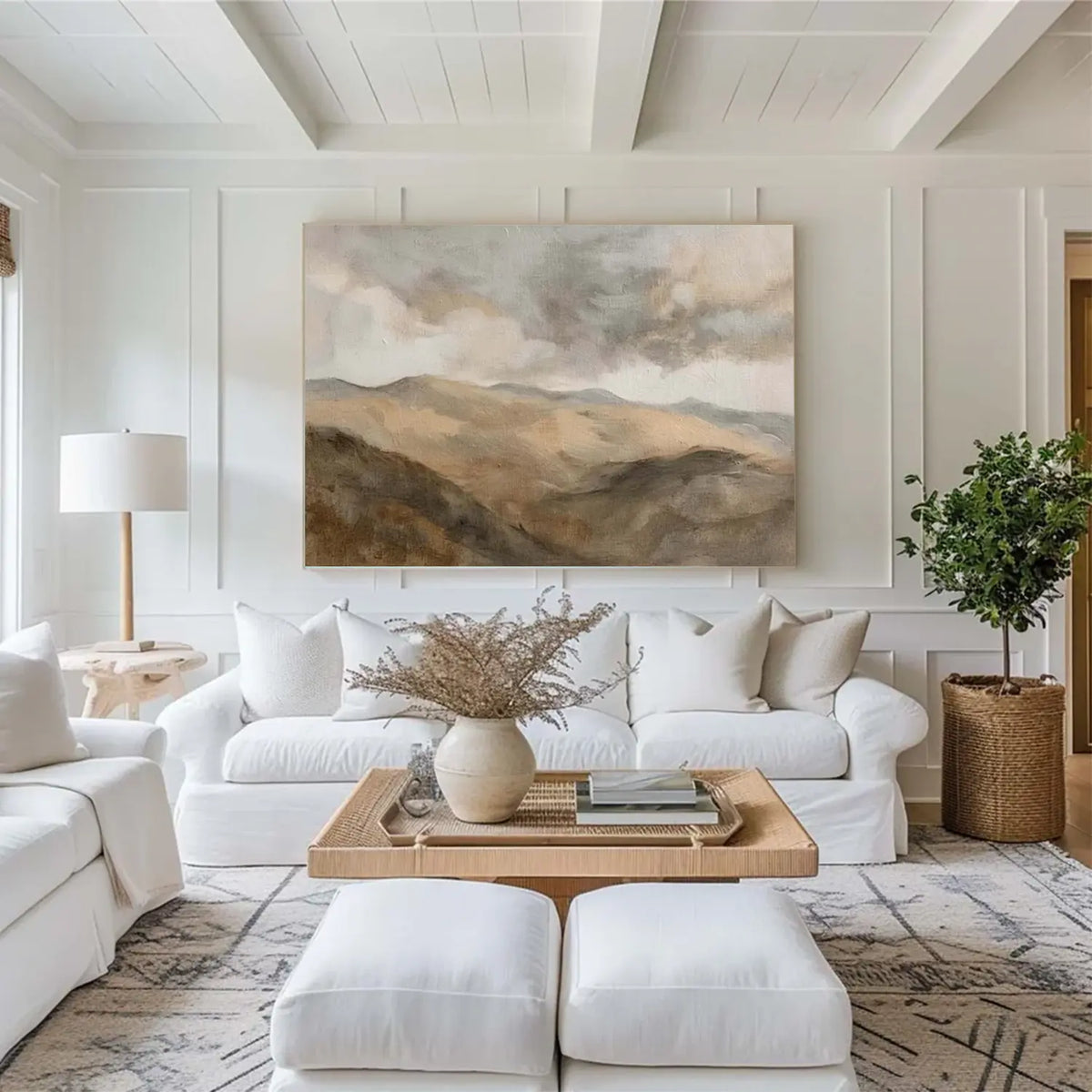 Minimalist Mountain Canvas Art #MM032