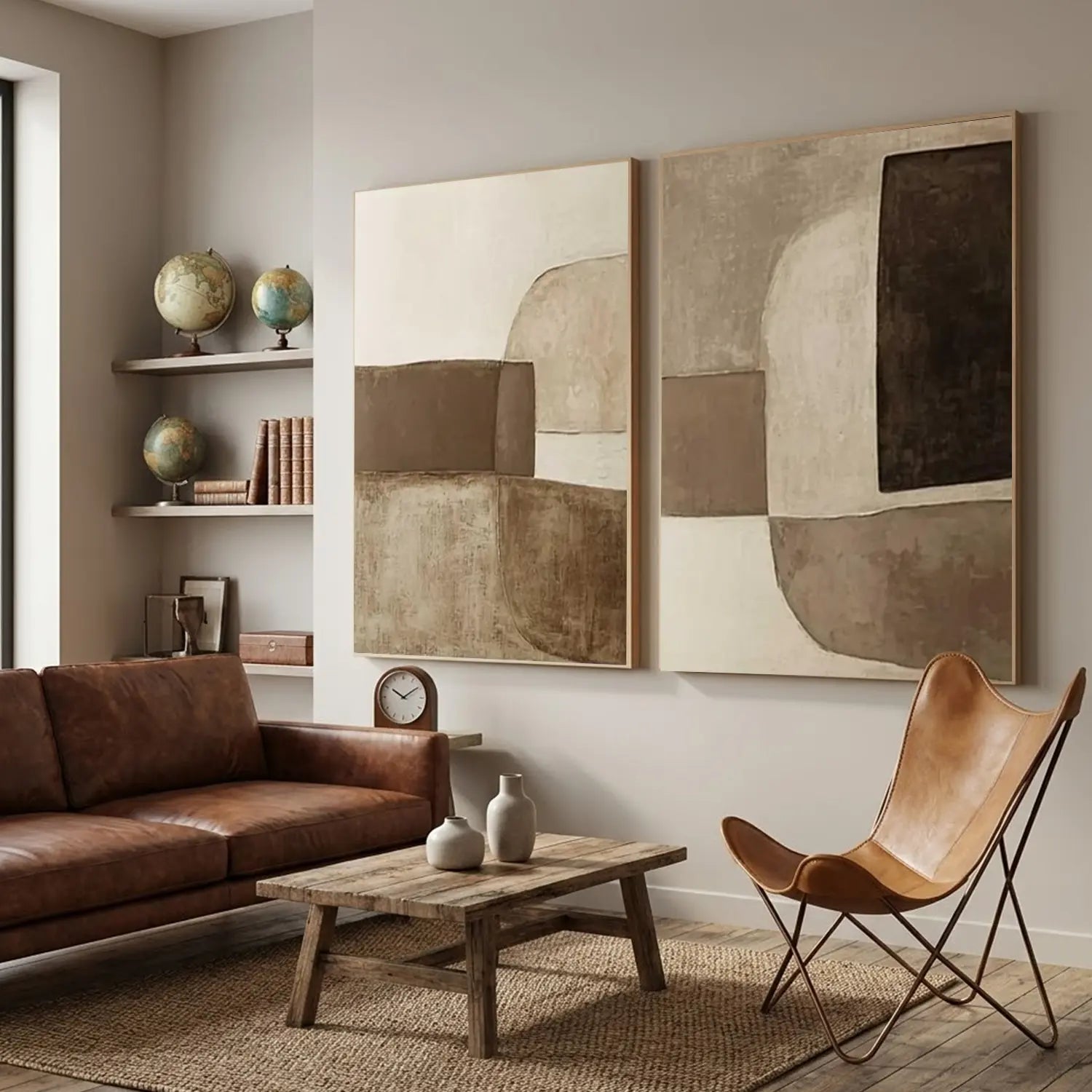 Wabi Sabi Set of 2 Wall Art
