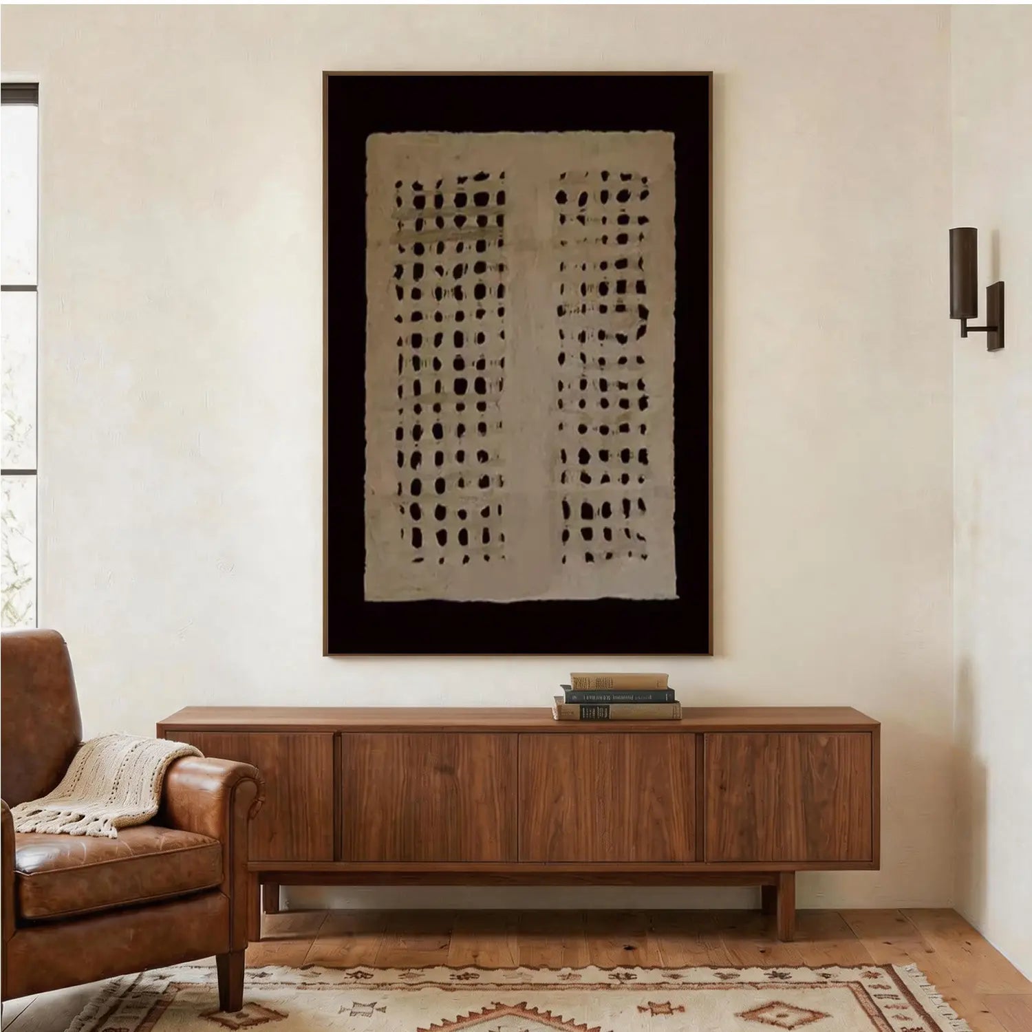 Brown & Black Wabi Sabi Wall Art