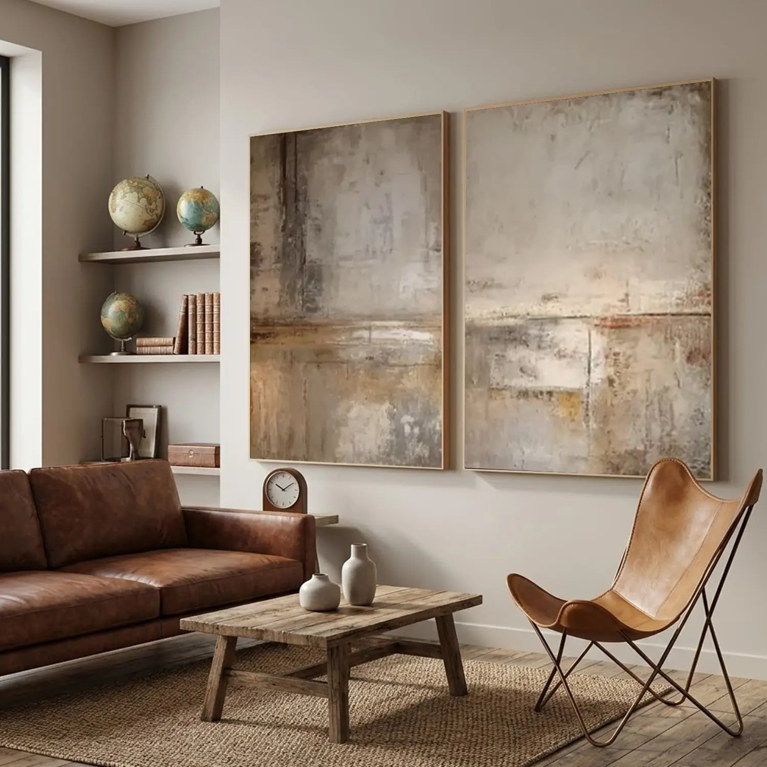 Wabi Sabi Set of 2 Wall Art