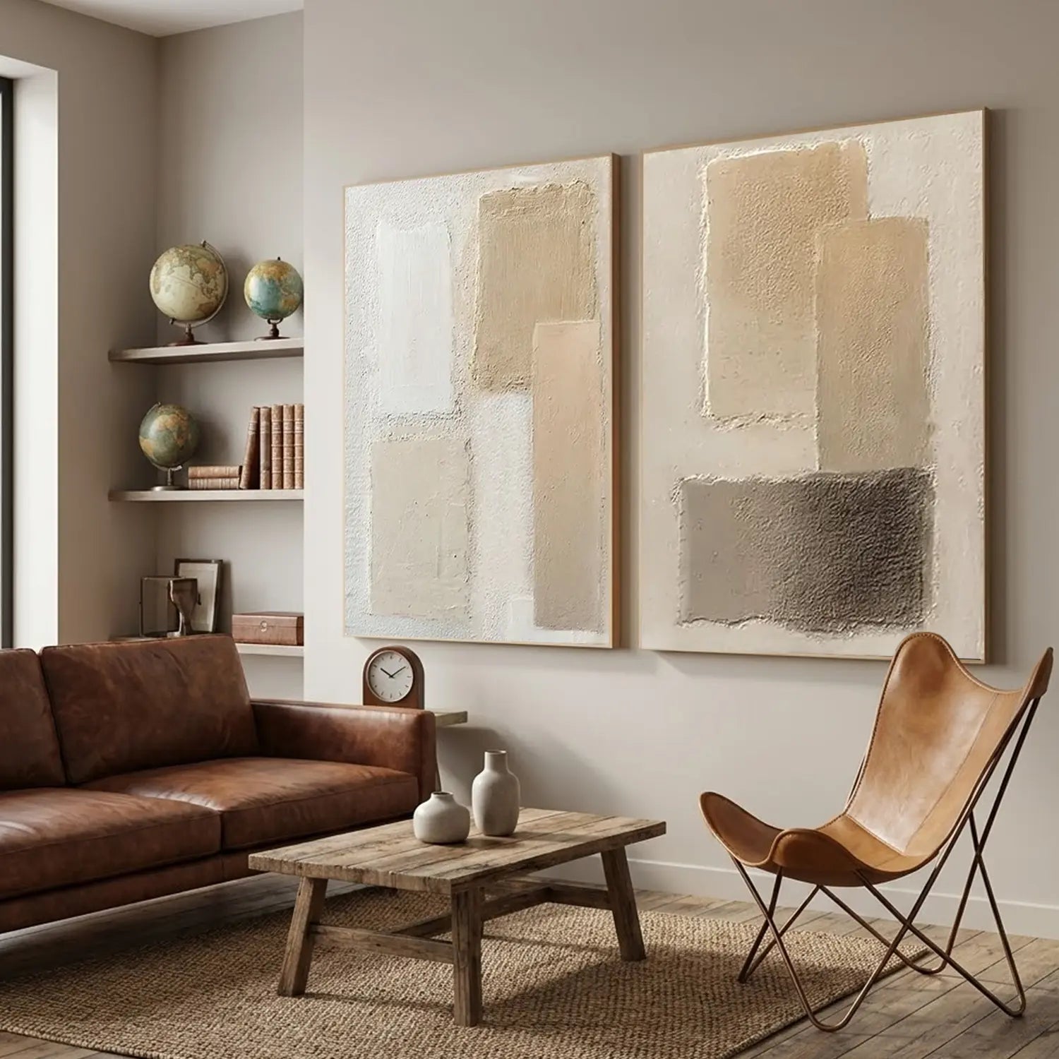 Wabi Sabi Set of 2 Wall Art