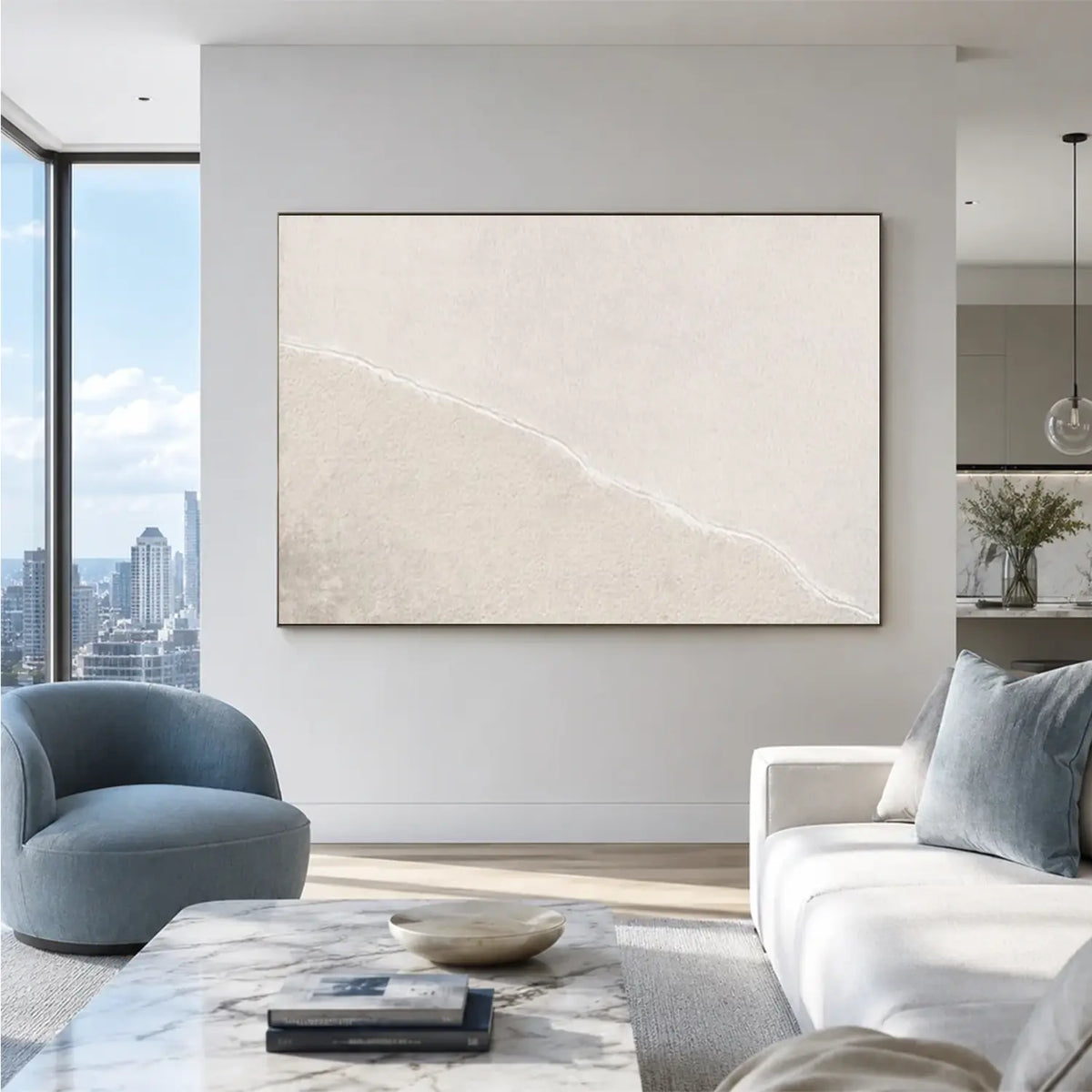 Minimalist Textured Canvas Art #MW010