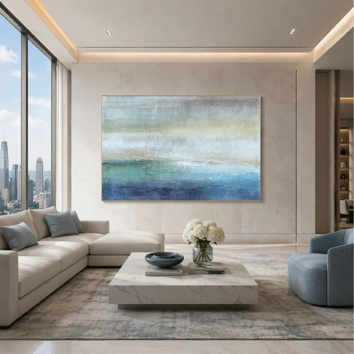 Colorful Abstract Painting Canvas #AW162