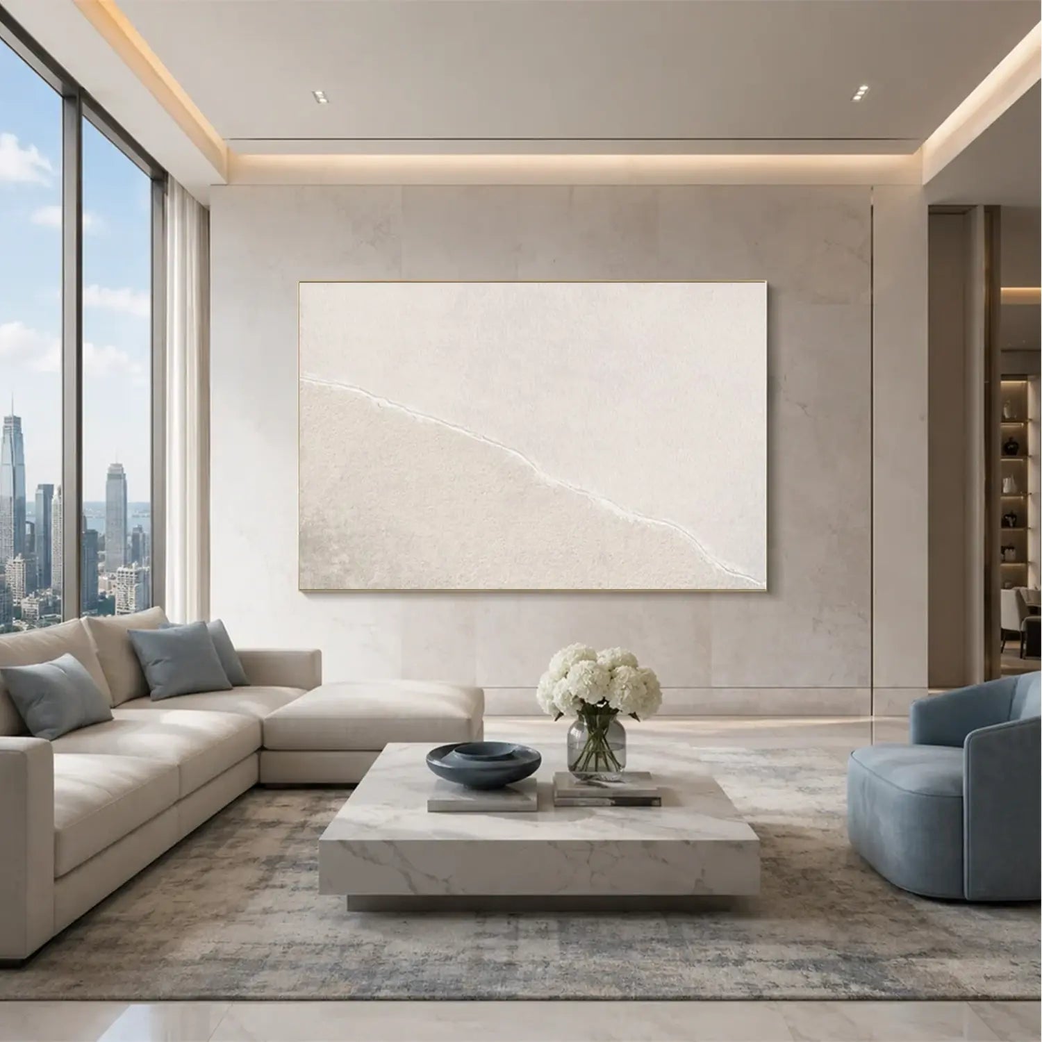 Minimalist Textured Canvas Art #MW010