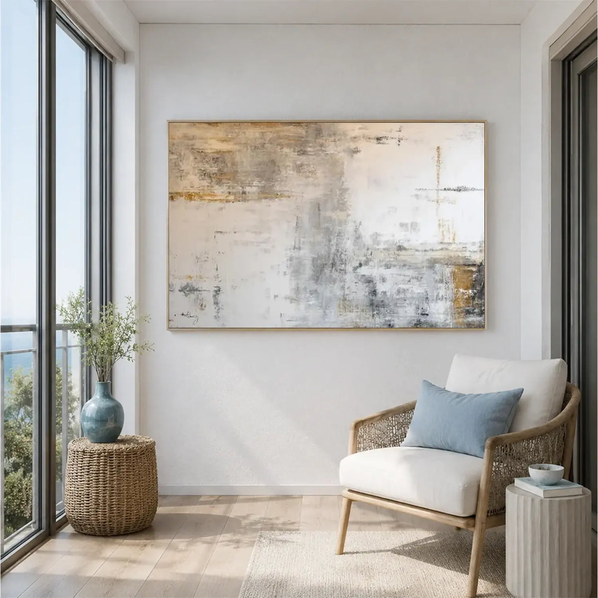 Abstract Textured Wall Art #AW148