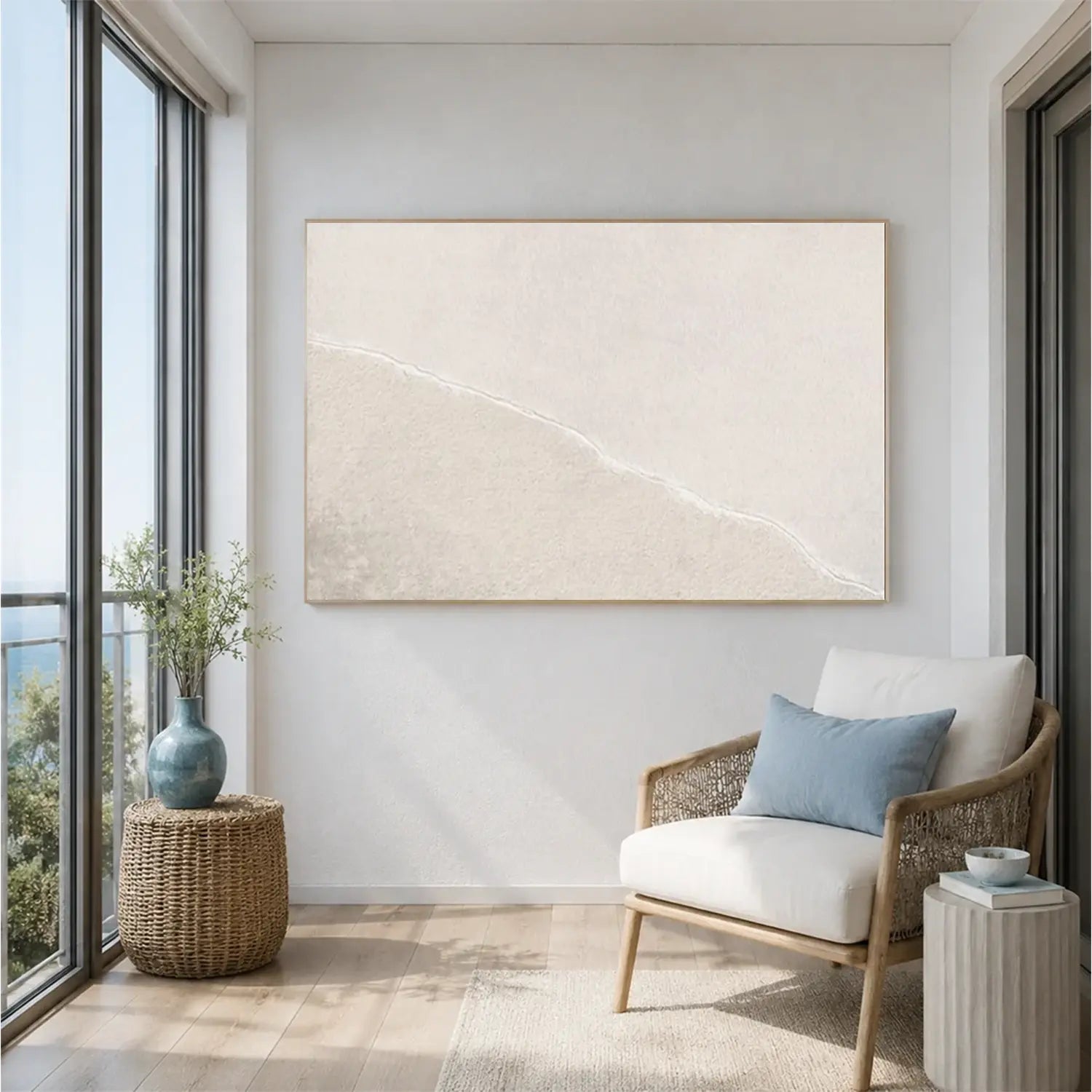 Minimalist Textured Canvas Art #MW010