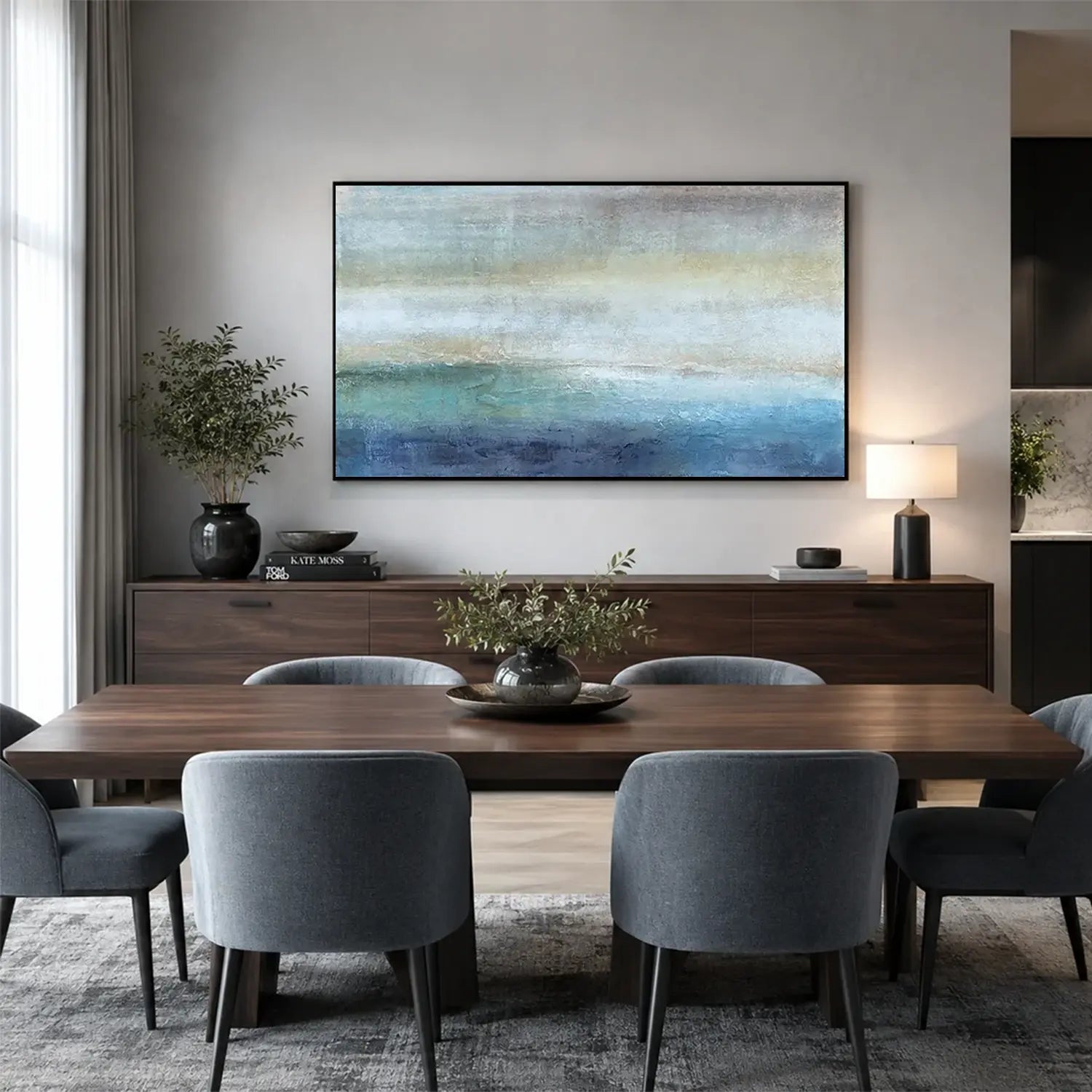 Colorful Abstract Painting Canvas #AW162