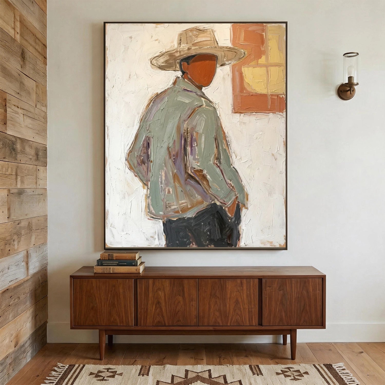 Vintage Americana Art | Desert Silence