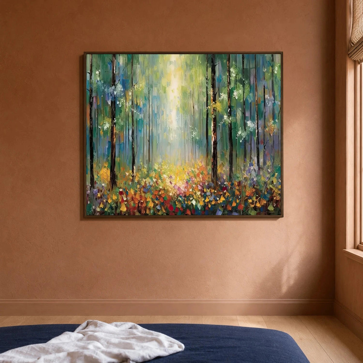 Abstract Flower And Tree Canvas Art #FT065