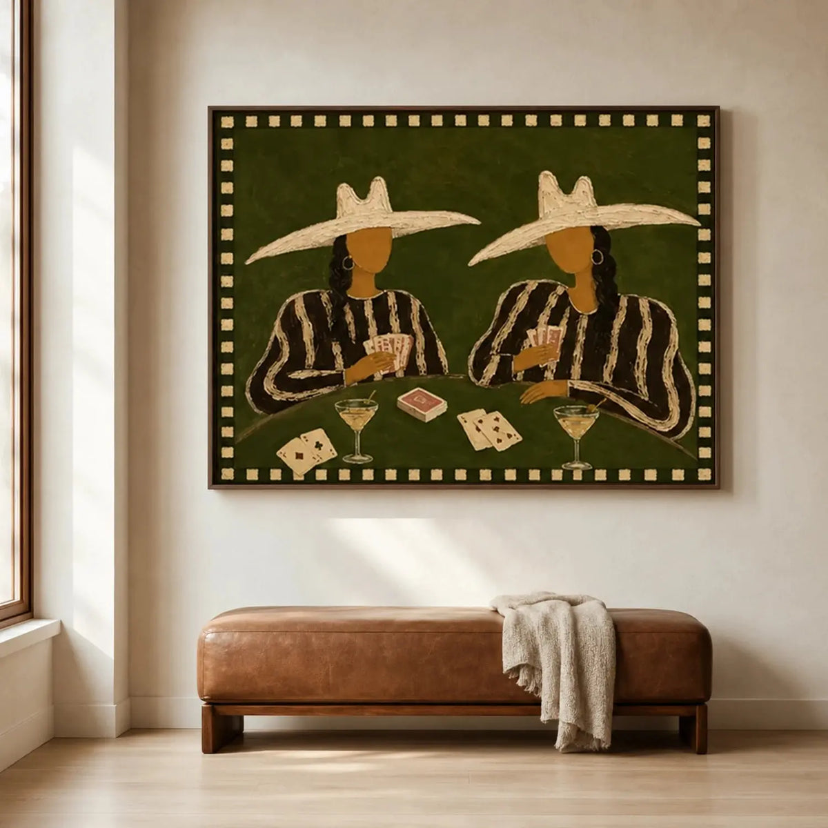 Vintage Americana Art Western Cowboy #VA091