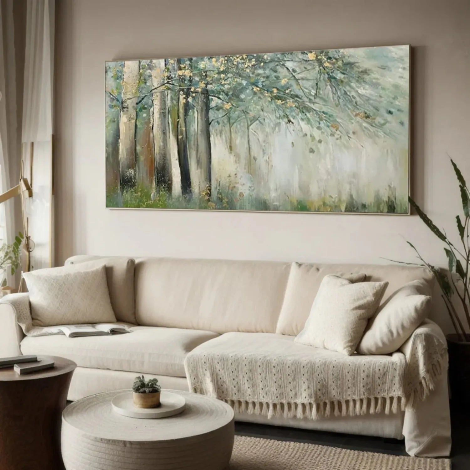 Tree Textured Painting Canvas #TP027