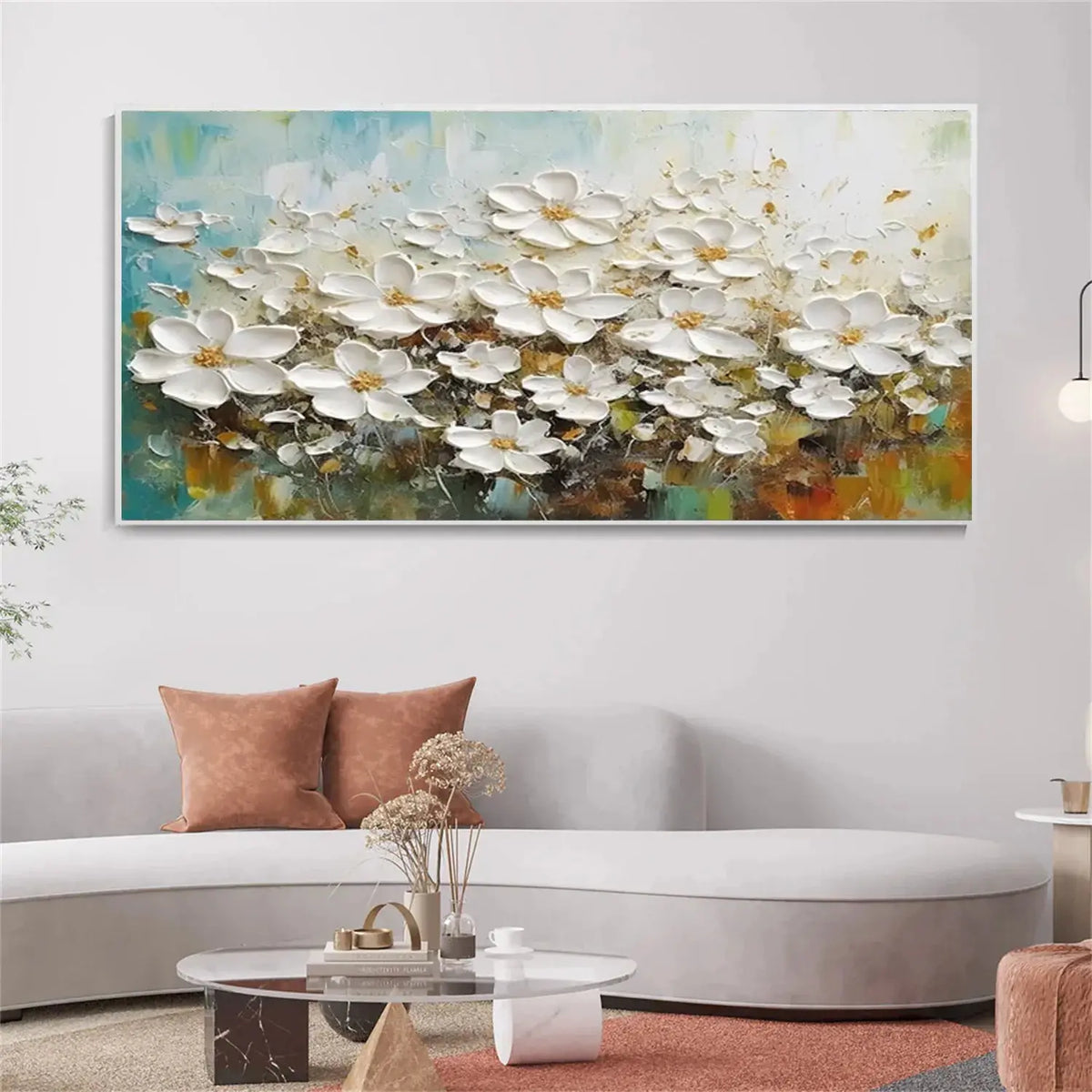 Flower Textured Canvas Art #FT070