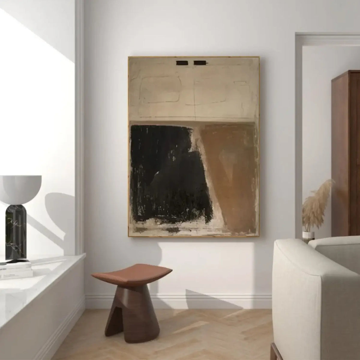 Wabi Sabi Abstract Painting Canvas #WS055