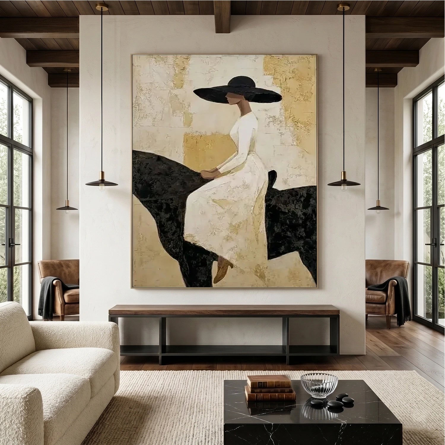 Vintage Americana Art | Elegy On Black