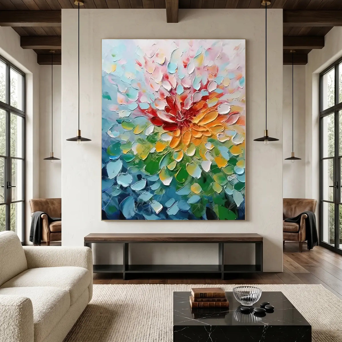 Colorful Textured Wall Art #AW177
